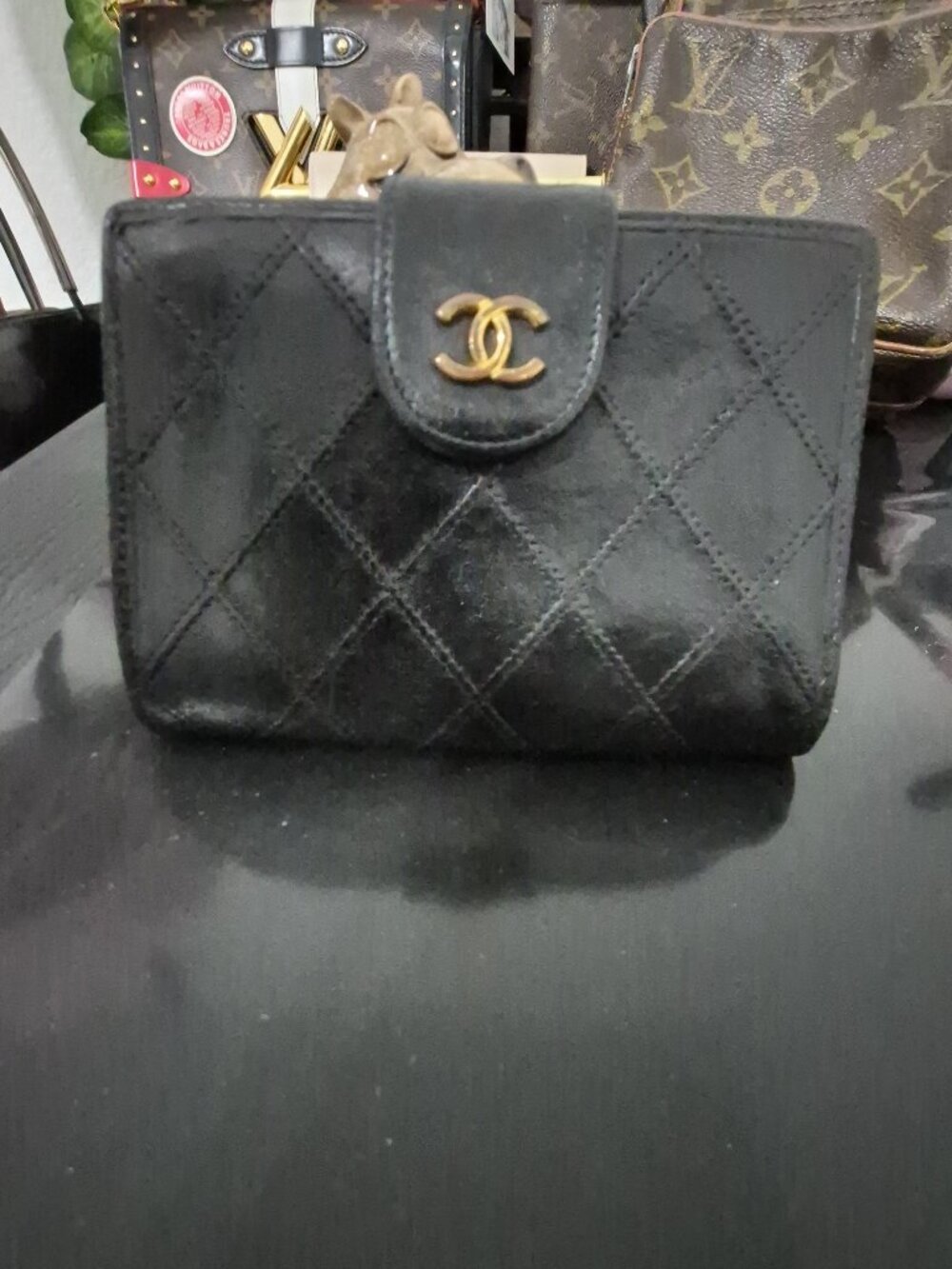 Vintage Chanel Compat Wallet